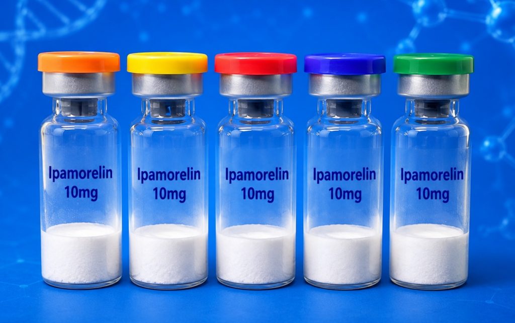 Ipamorelin specification sheet for CAS 170851-70-4 research peptide