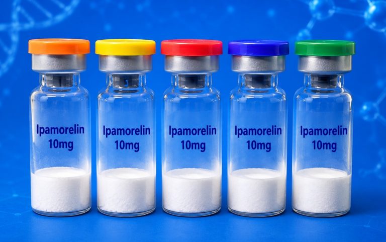 Ipamorelin specification sheet for CAS 170851-70-4 research peptide