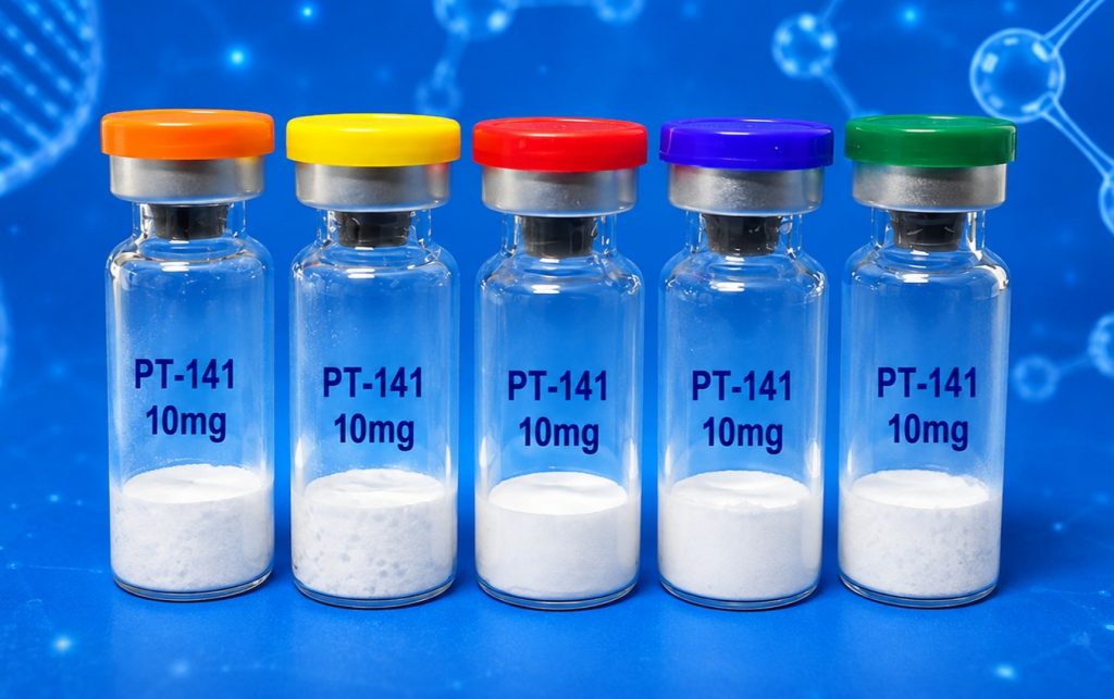PT-141 (Bremelanotide) specification sheet, CAS 189691-06-3