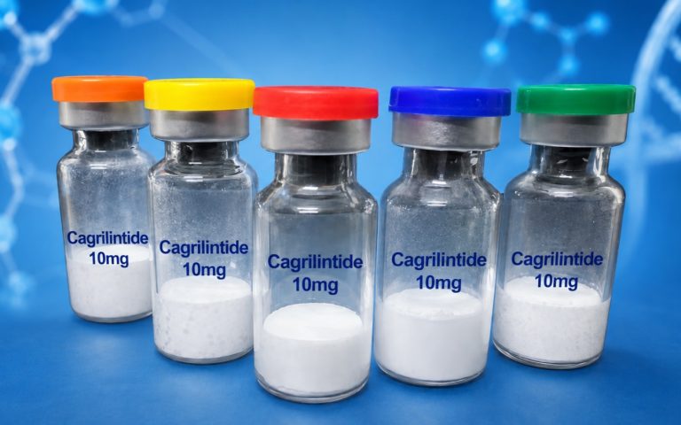 Cagrilintide 10mg research peptide lyophilized powder vial