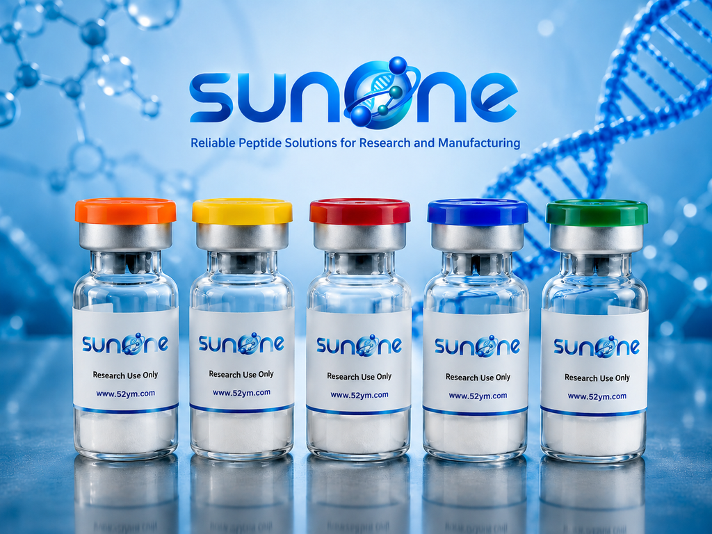 Sunone peptide vials for OEM and ODM manufacturing services